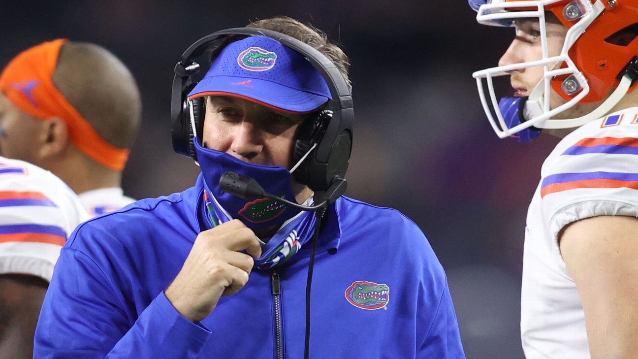 Florida’s Dan Mullen says the depleted Gators have chosen not to play the Cotton Bowl