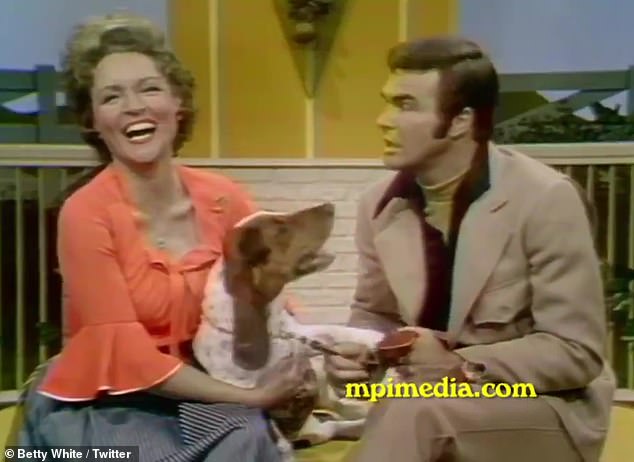 Man's Best Friend: In another clip, the late Burt Reynolds introduced her to his dog