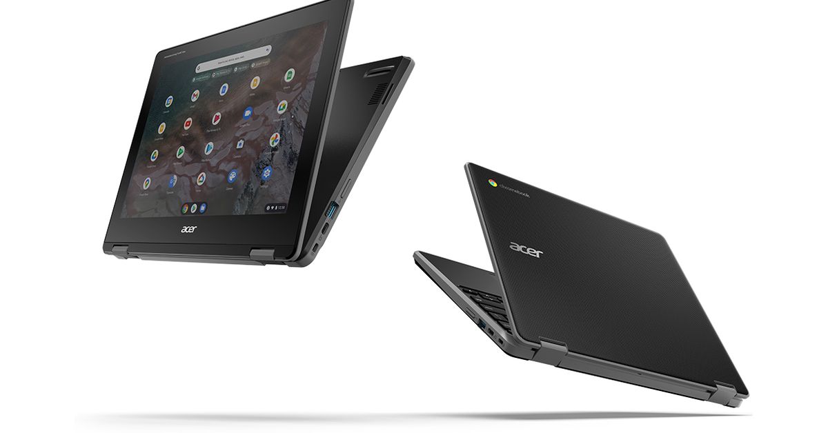 Acer’s new educational Chromebooks incorporate durable designs and arm-based processors