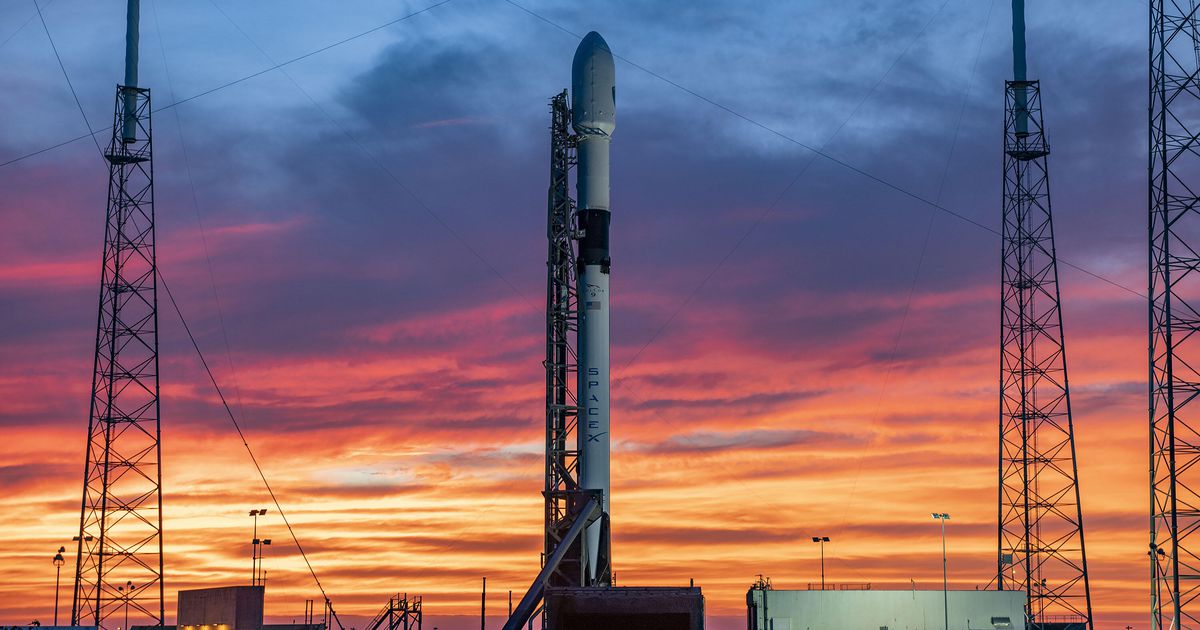 How to watch SpaceX launch more than 100 satellites at a Falcon 9 rocket today
