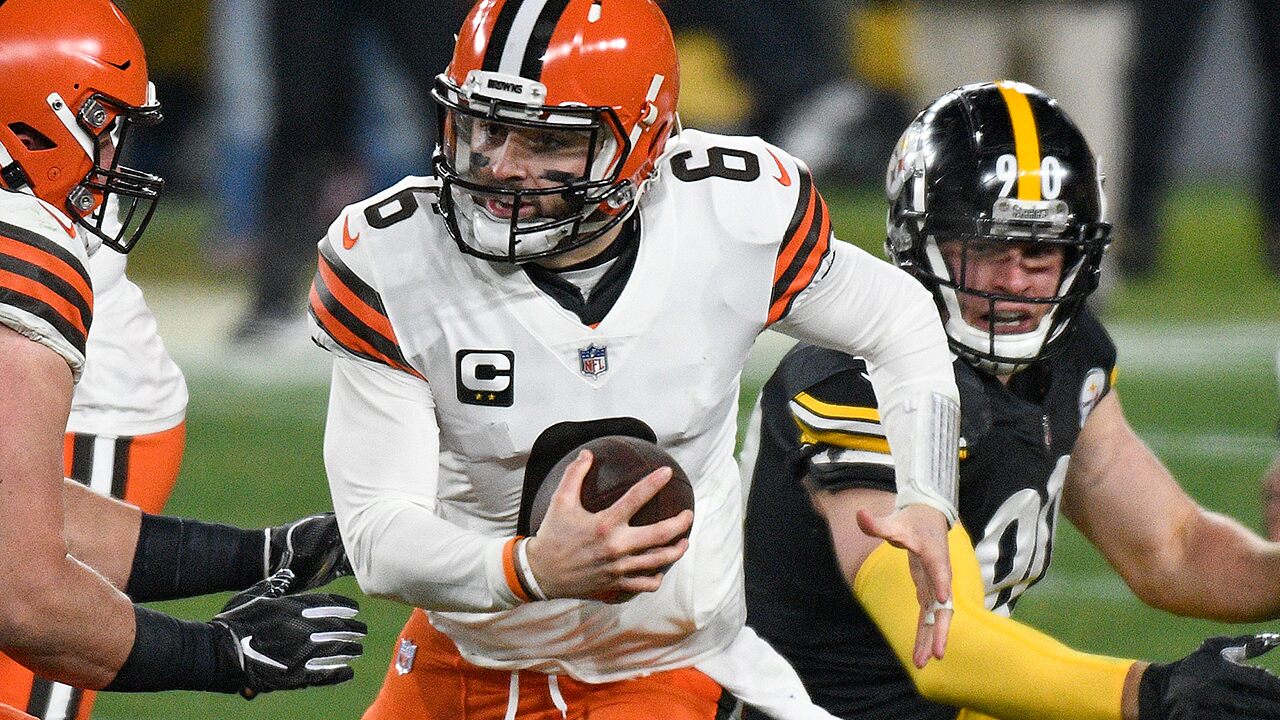 Browns’ Baker Mayfield met the emergency forward line man hours before the playoff’s victory