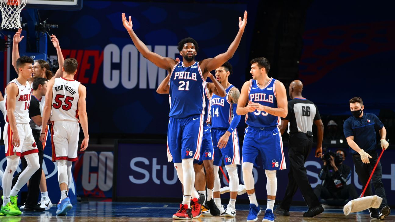 Joel Embiid declares the Philadelphia 76ers a „Wanted“ win