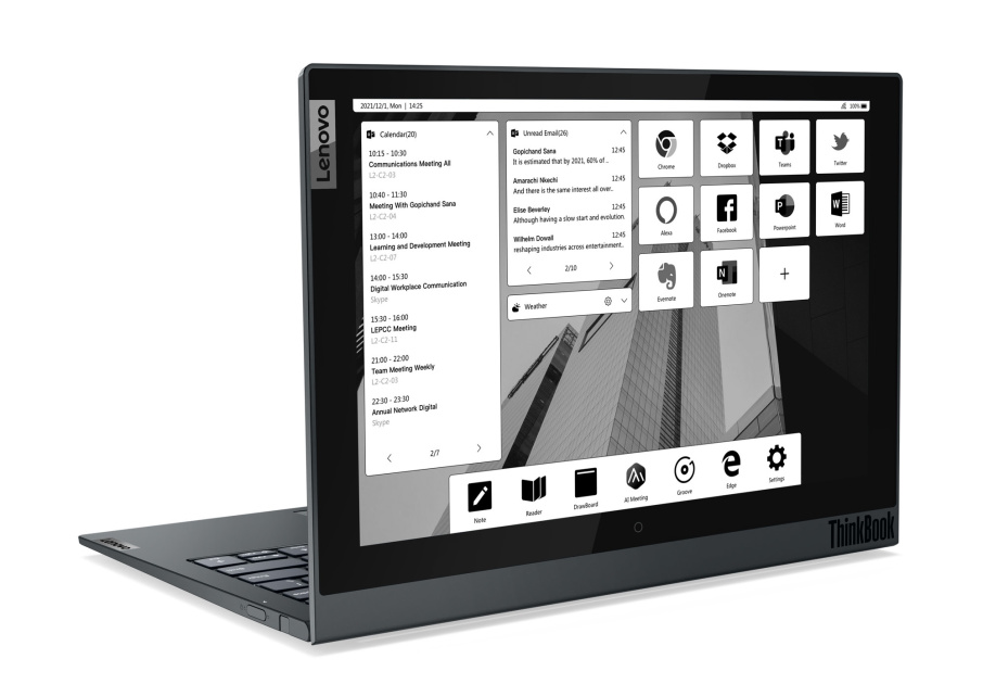Lenovo’s updated ThinkBook Plus has a more practical E Ink screen
