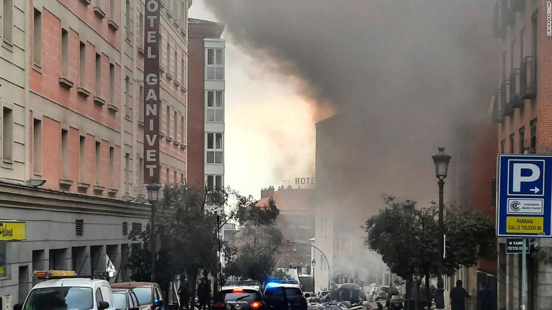 Madrid explosion: 3 dead and several wounded, as a result of an explosion that rocked the Spanish capital