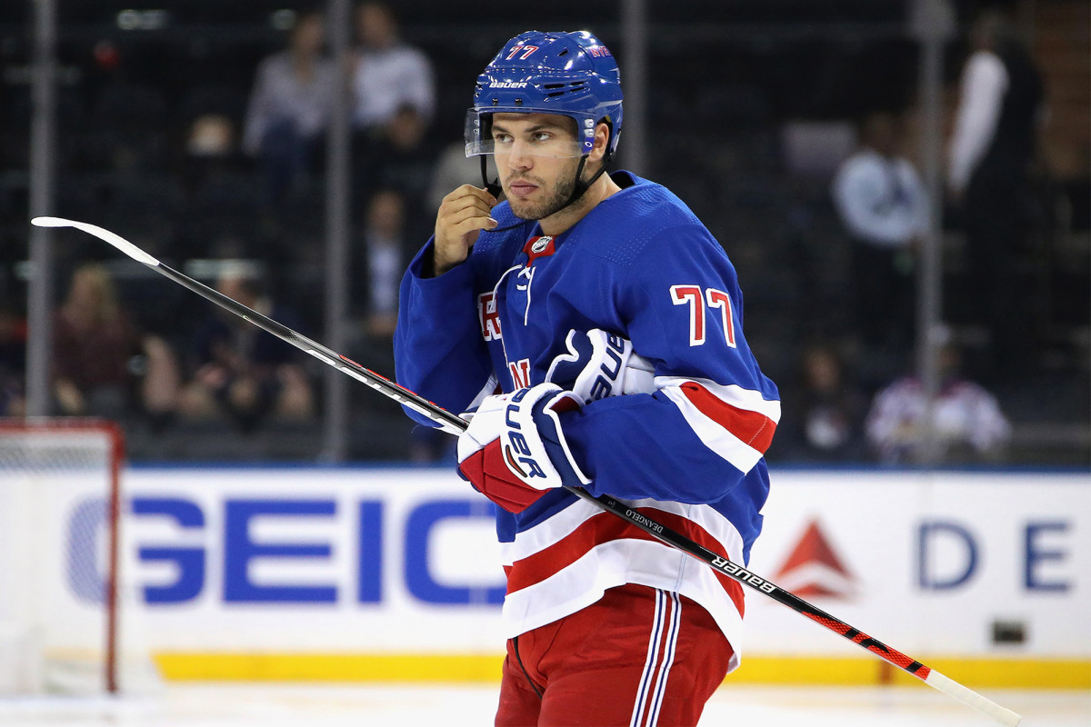 Tony Di Angelo is not in the Rangers’ squad for the game against the Islanders