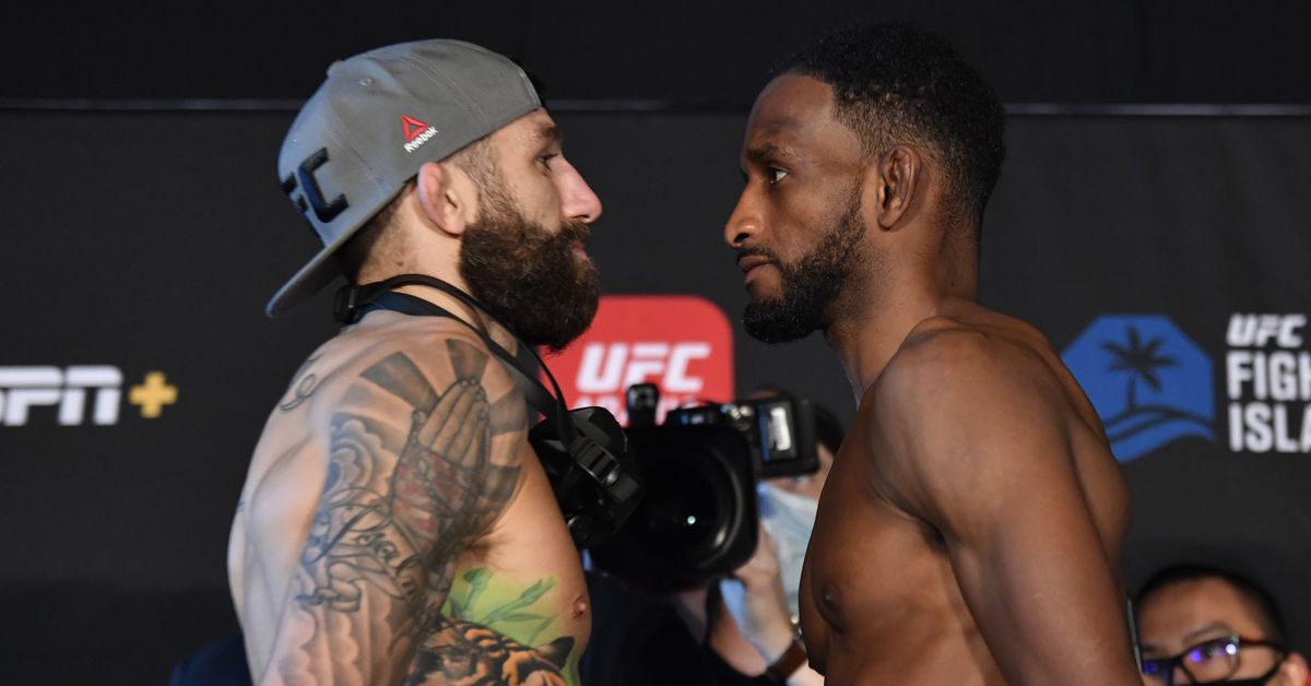 UFC Fight Island 8 Weight Results: Michael Keisa, Neil Magny, all 28 fighters successfully achieved weight